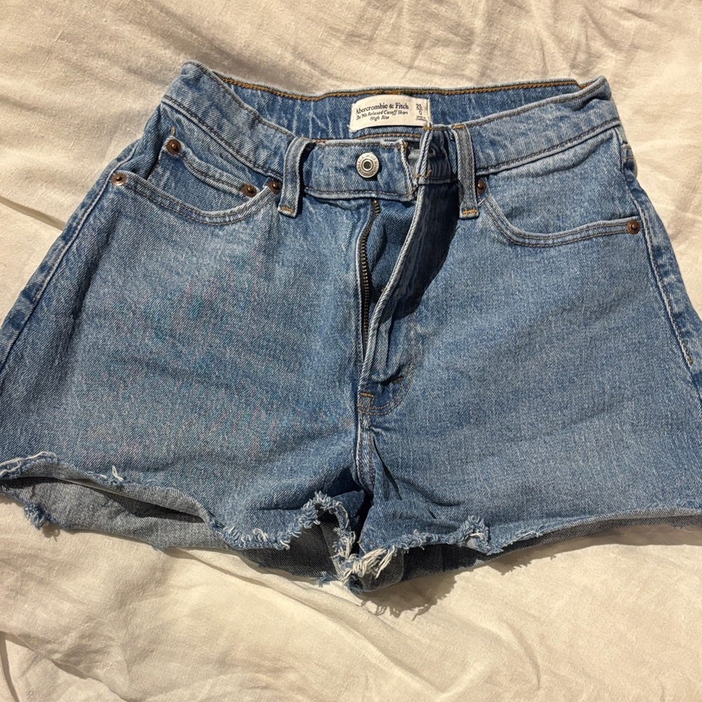 Abercrombie & Fitch Classic Blue Jean Shorts